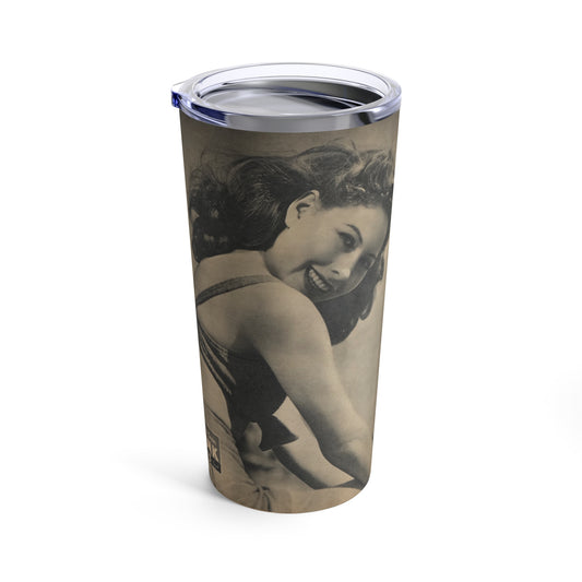 Vintage Pinup Tumbler - Old School Male 