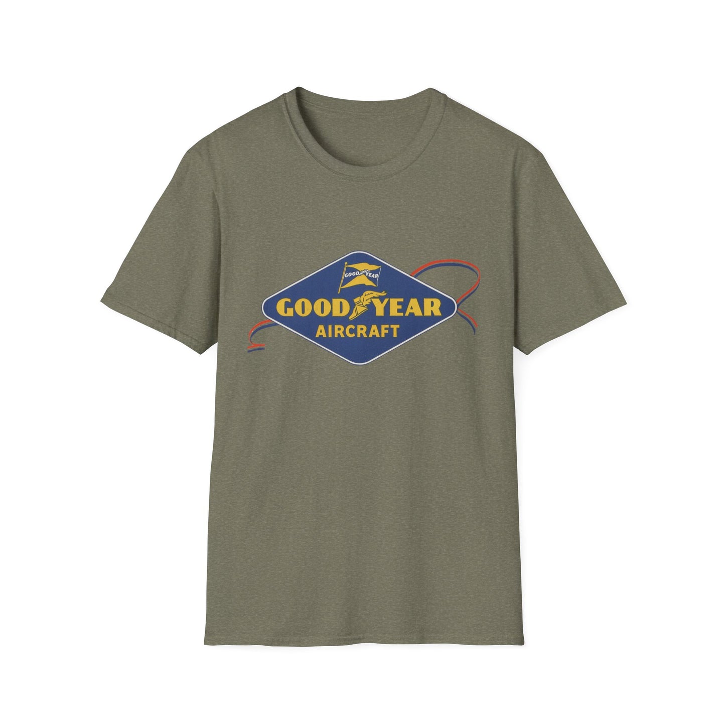 Fly High In Style: Vintage Goodyear Aircraft T-Shirt For Aviation Buffs & Retro Fans!