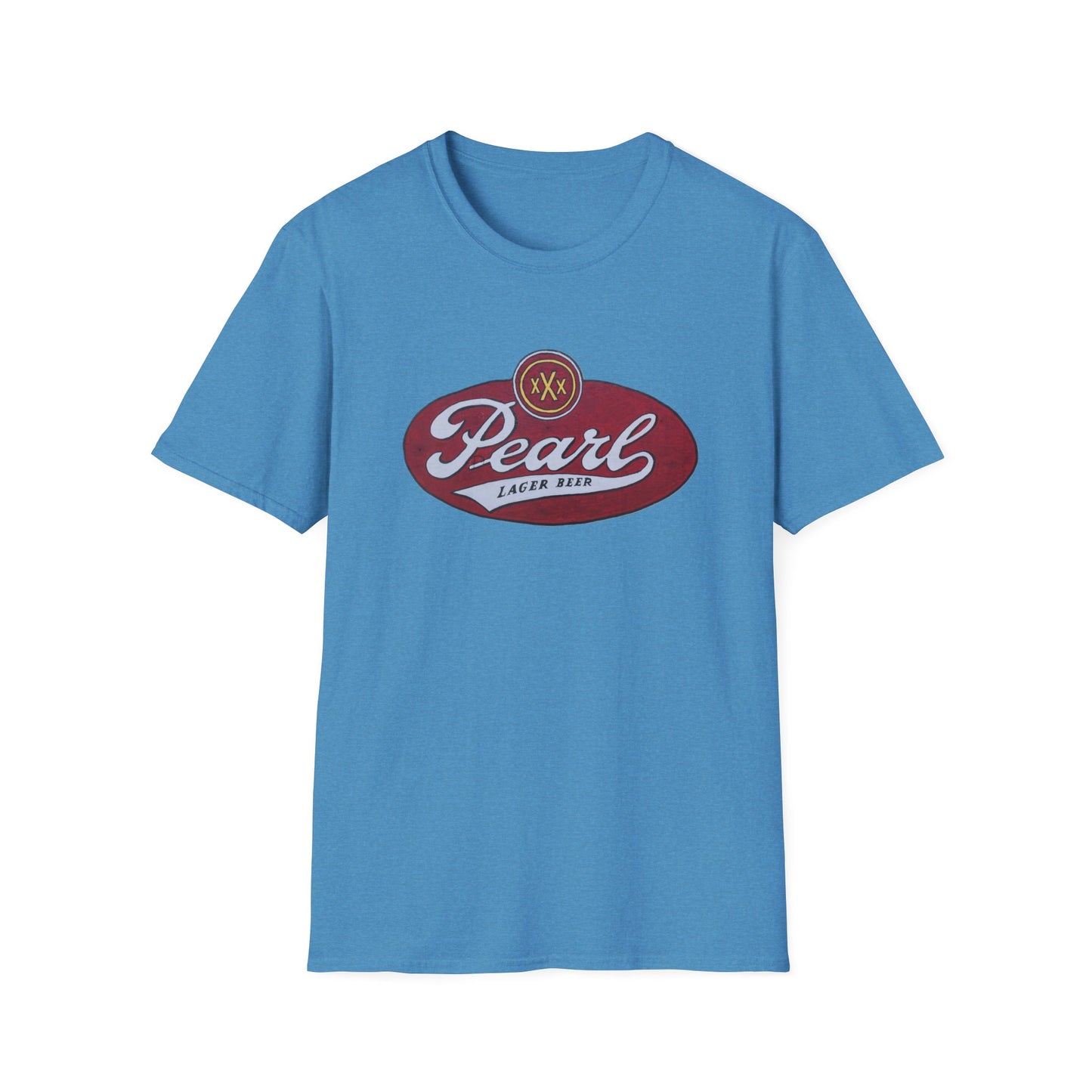 Vintage-Inspired Pearl Lager Unisex Soft Cotton Tee - Old School Male 