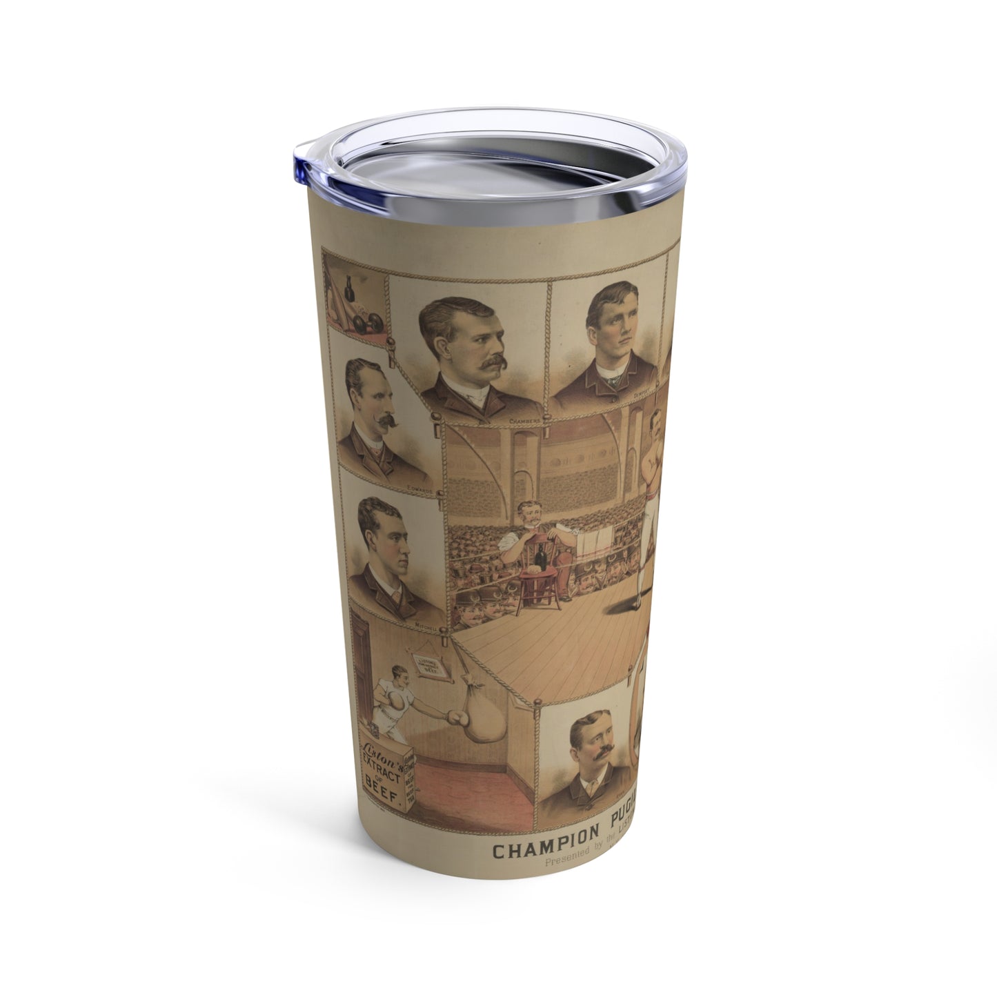 Vintage Pugilists Tumbler - Old School Male 