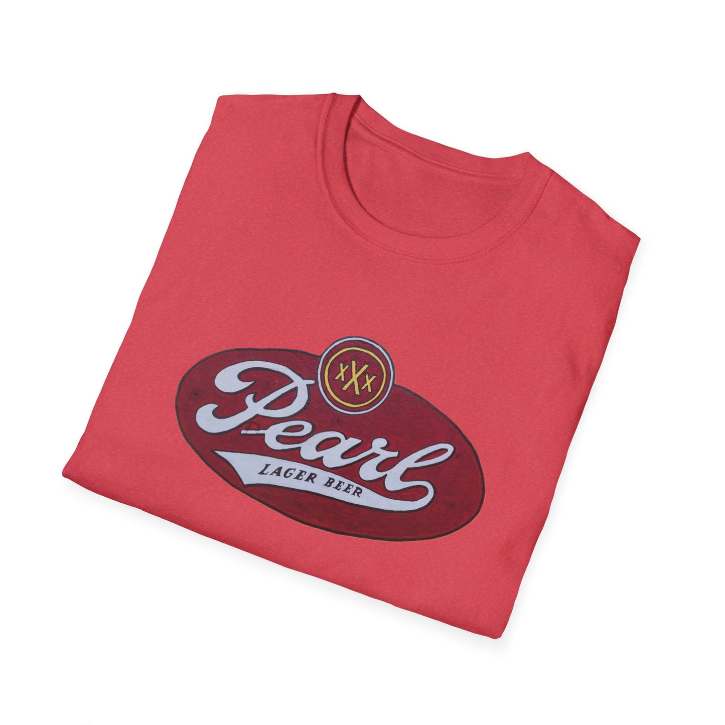 Vintage-Inspired Pearl Lager Unisex Soft Cotton Tee