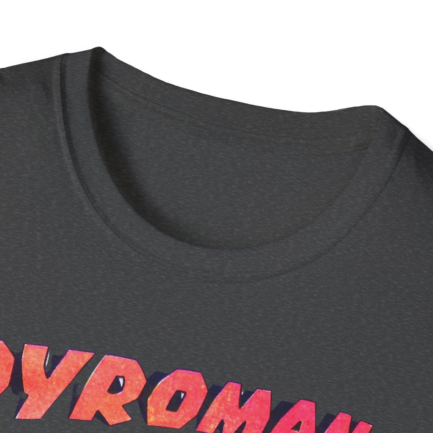 Retro Pyroman Comic Character T-Shirt - 100% Cotton, Classic Fit, Perfect for Comic Fans