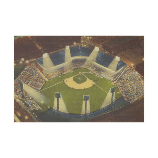 Classic Boston Braves Field Canvas Art Print