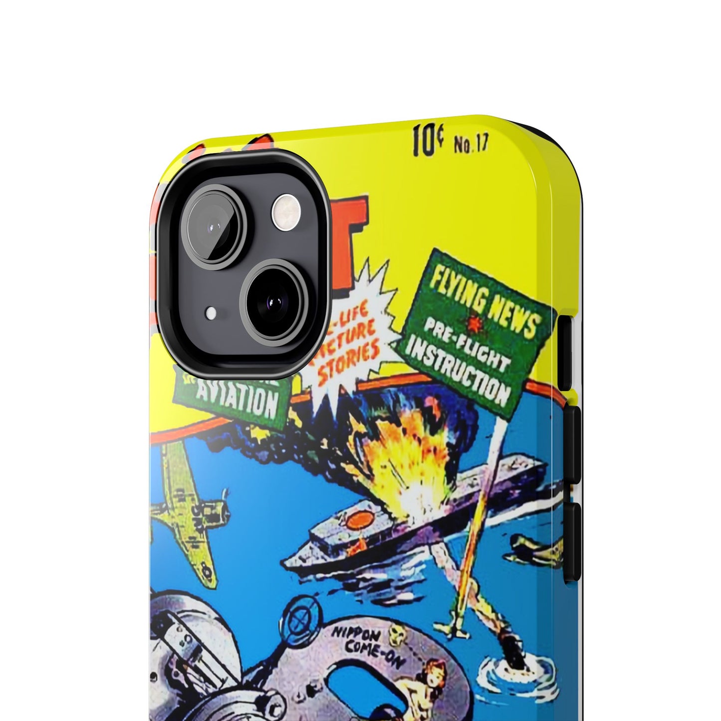 Vintage Comic Art Tough Phone Cases - Old School Male 