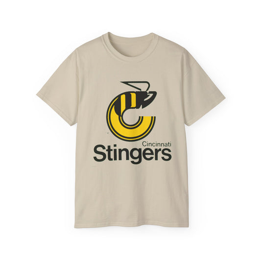 Cincinnati Stingers Unisex Ultra Cotton Tee - Old School Male 