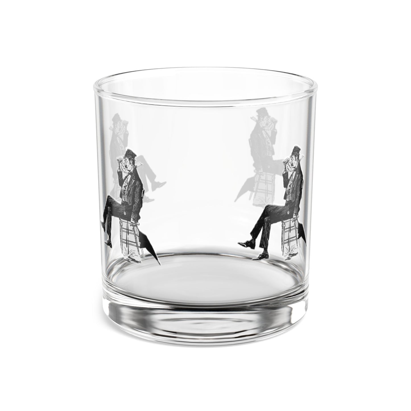 Classic Gentleman’s 10oz Rocks Glass - Vintage Style