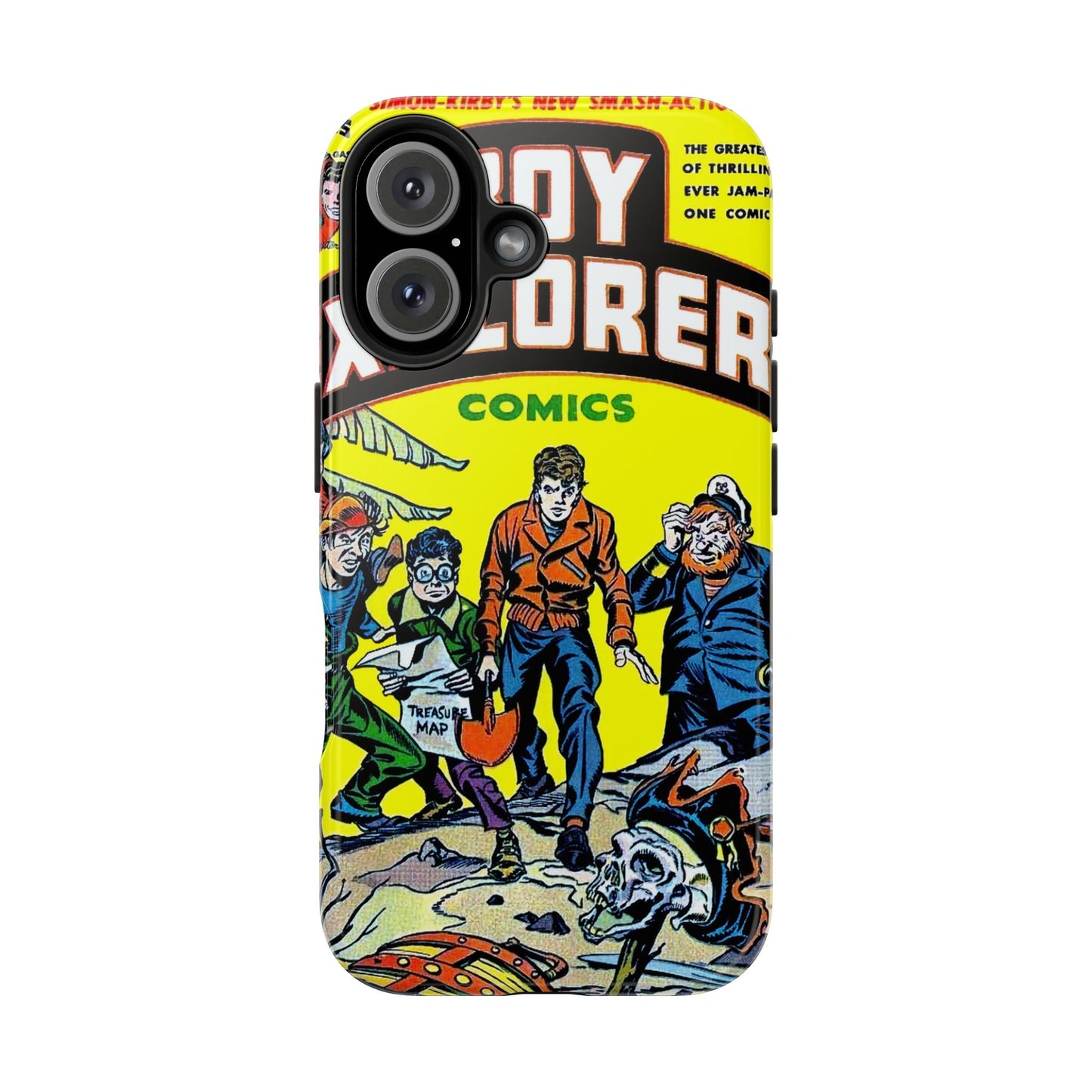 Vintage Comic Book Cover Rugged Phone Cases - Old School Male 