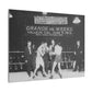 Vintage Grande Vs Weeks 1912 Boxing Match Canvas Print - Old School Male 