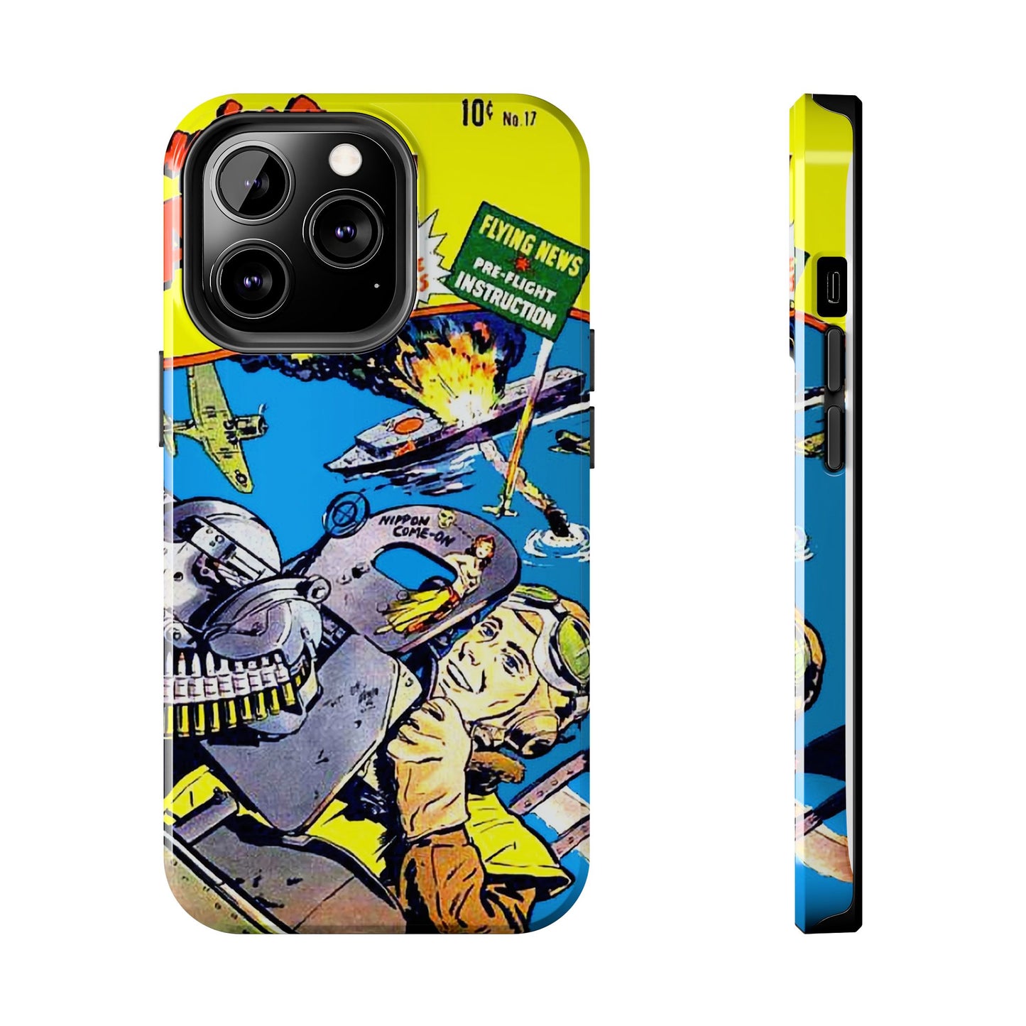 Vintage Comic Art Tough Phone Cases - Old School Male 