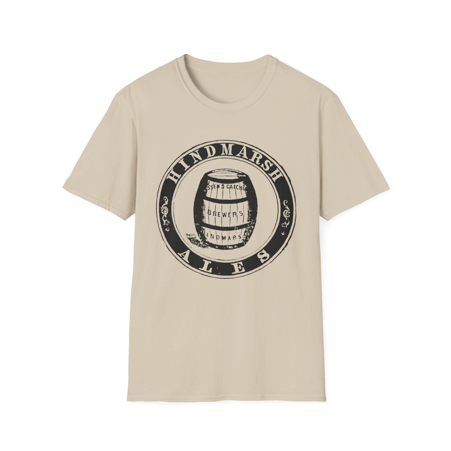 Vintage Hindmarsh Ales Unisex T-Shirt - 100% Cotton Softstyle Tee for Beer Lovers