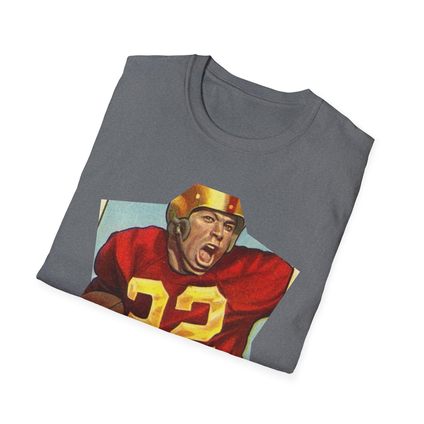 Retro Charlie Justice Football Legend Unisex Softstyle Tee