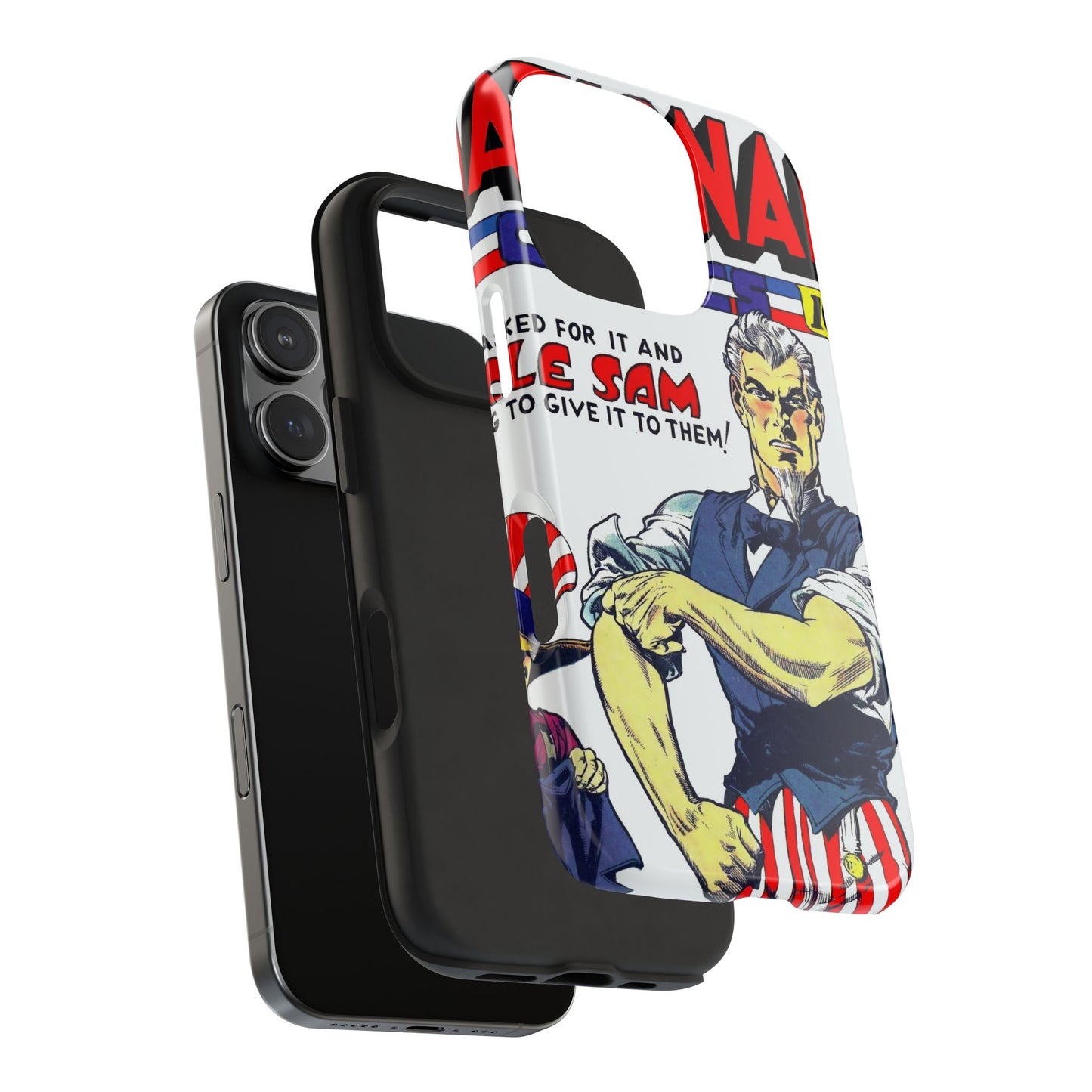 Vintage Comic Art Durable Phone Cases