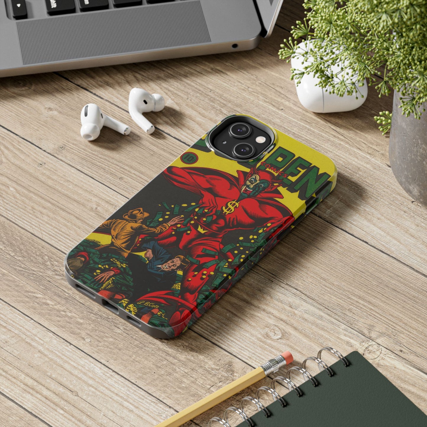 Retro Suspense Comics Phone Case for Tough Protection