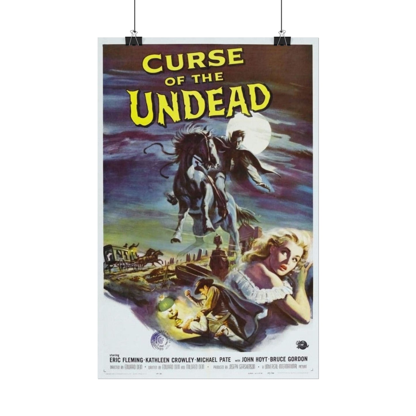 Rolled Posters - Vintage Curse of the Undead Film Poster