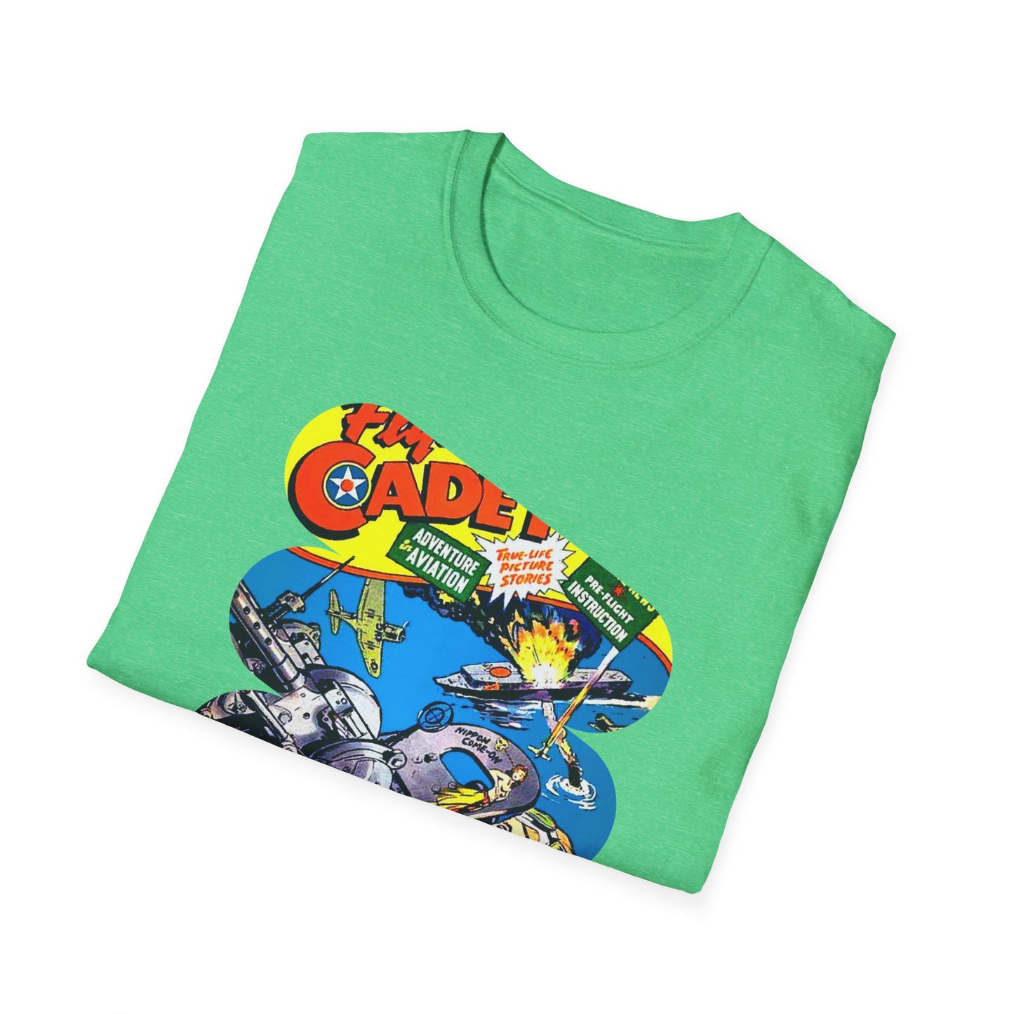 Vintage Comic Book Cover Unisex Softstyle Tee