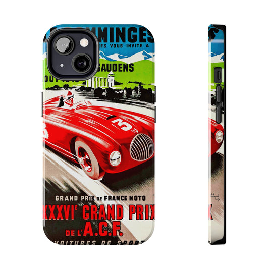 Vintage Racing Tough Phone Cases - Old School Male 