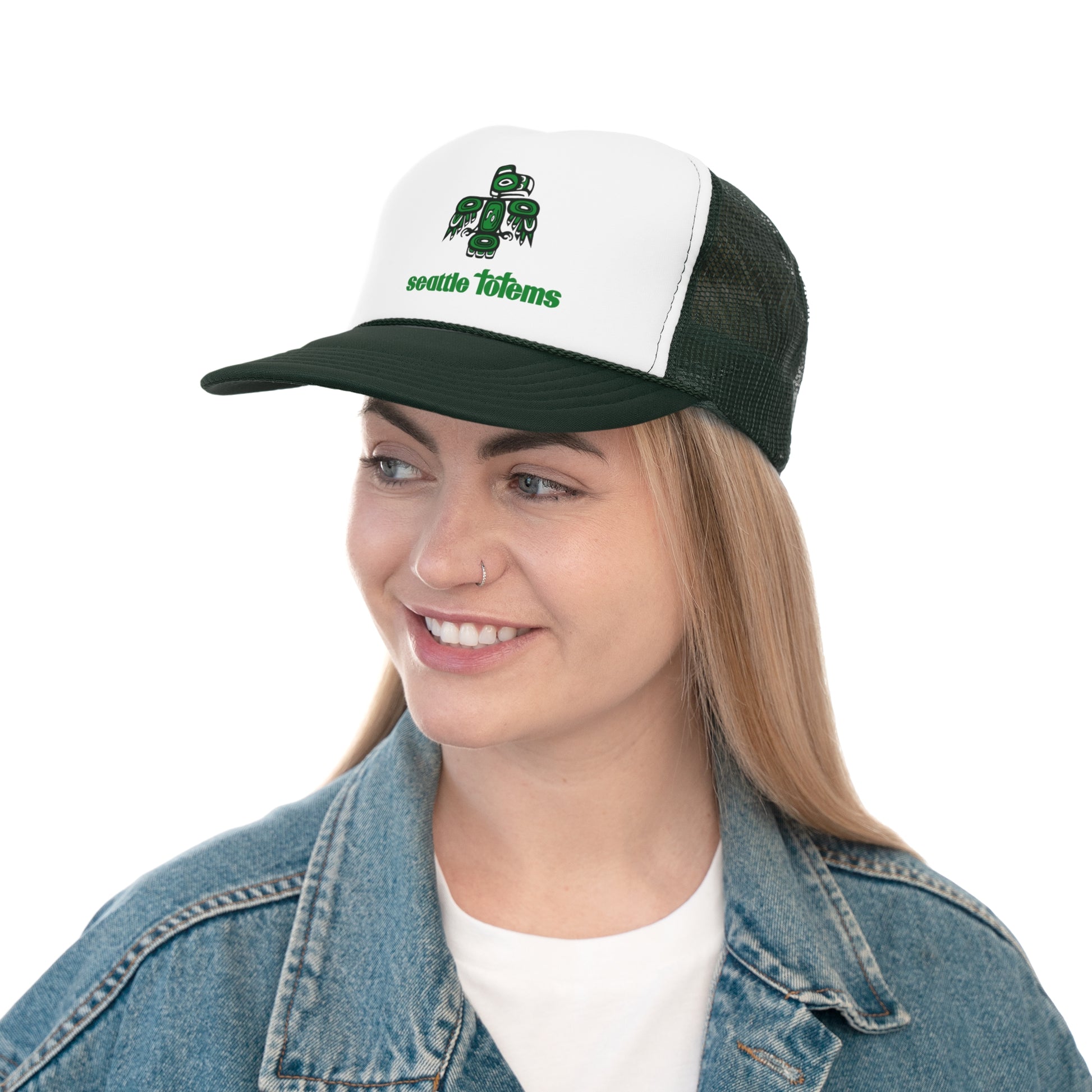 Seattle Totems of the WHL Trucker Cap - Old School Male 