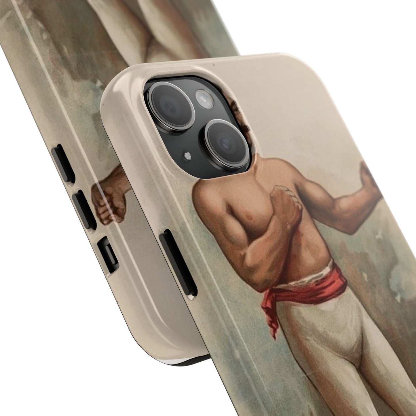 Retro Boxer Graphic Heavy-Duty Phone Cases