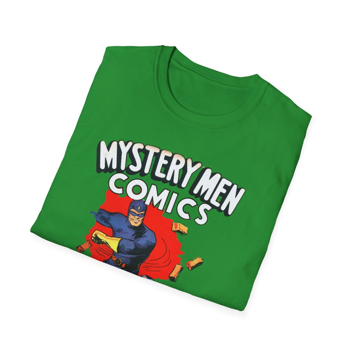 Retro Comics T-Shirt - Nostalgic Mystery Men Tee in Soft 100% Cotton, Perfect for Pop Culture Fans