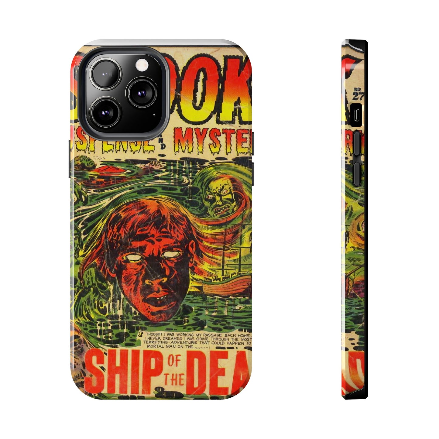 Vintage Horror Comic Phone Cover - Old School Male 