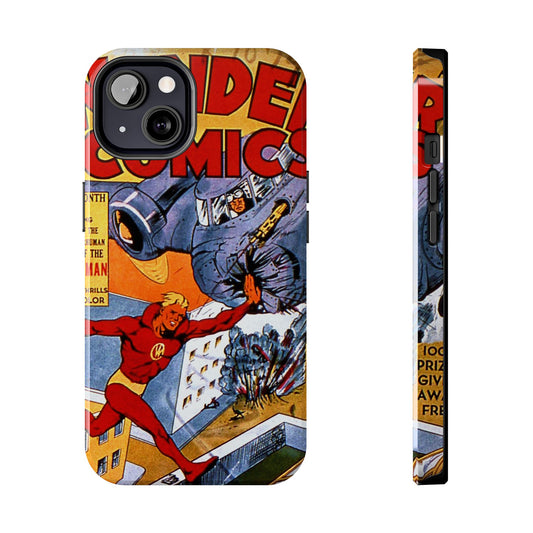 Nostalgic Comic Book Phone Case - Old School Male 