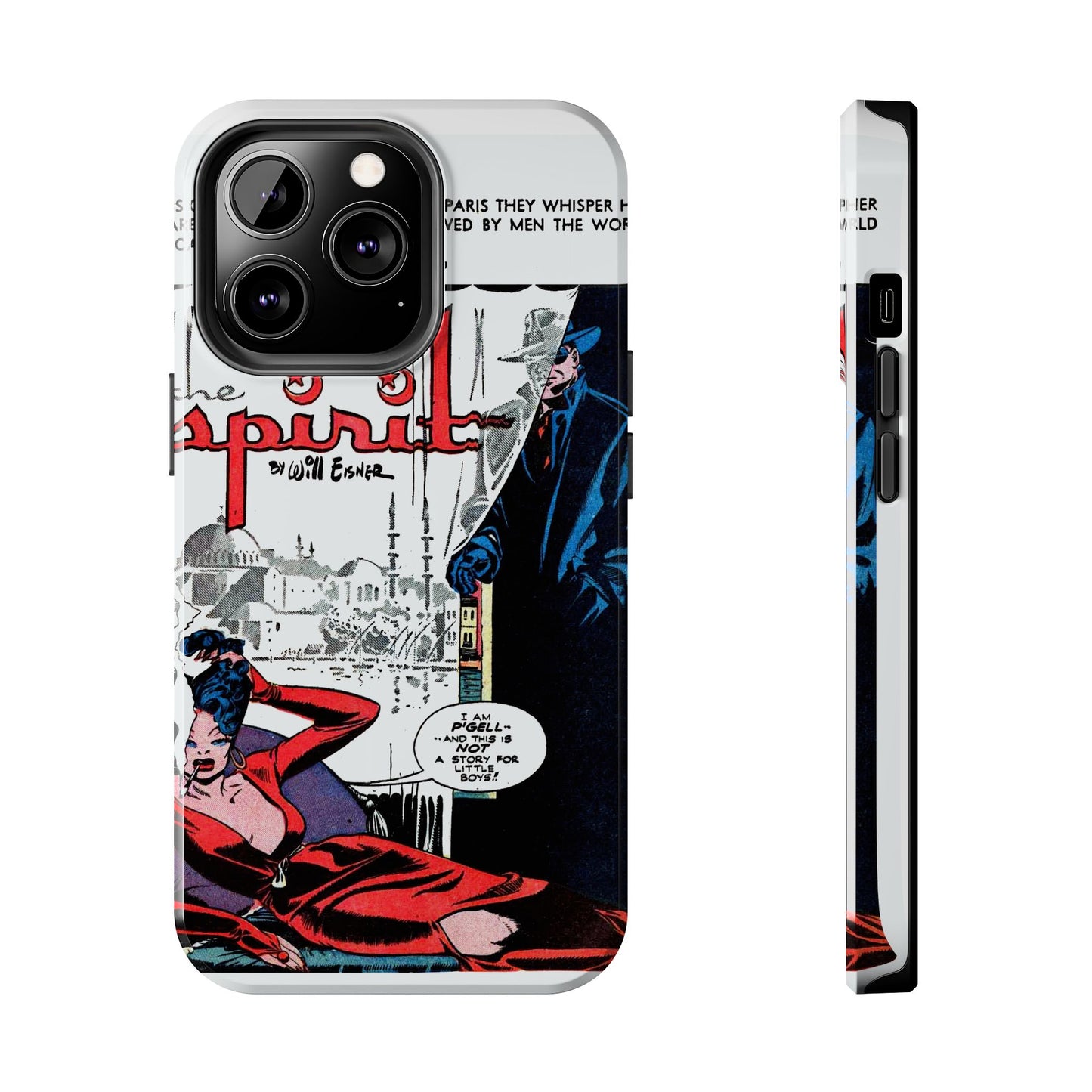 Vintage Spirit Comic Tough Phone Cases for Ultimate Protection - Old School Male 