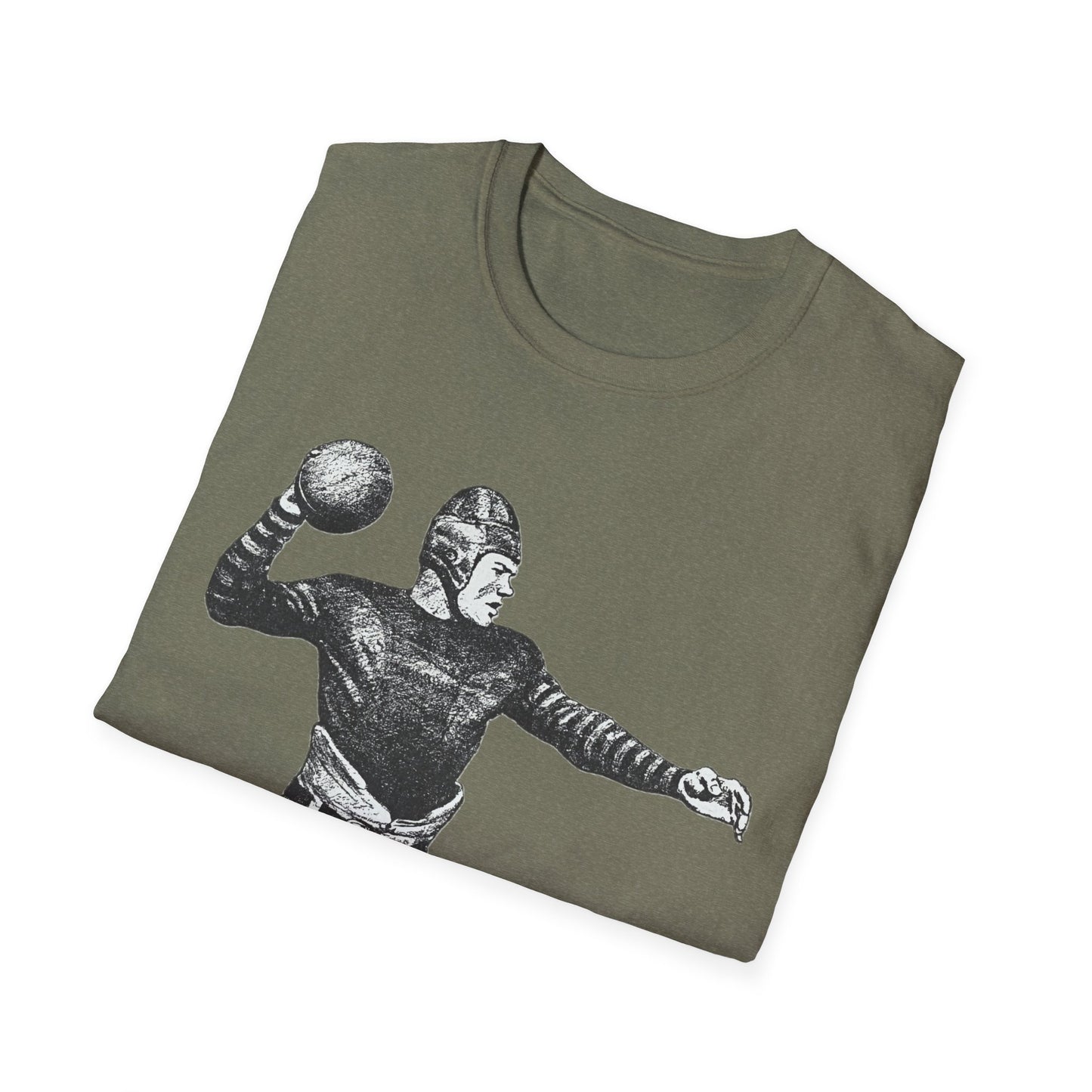 Retro Brick Muller Football Player Tee