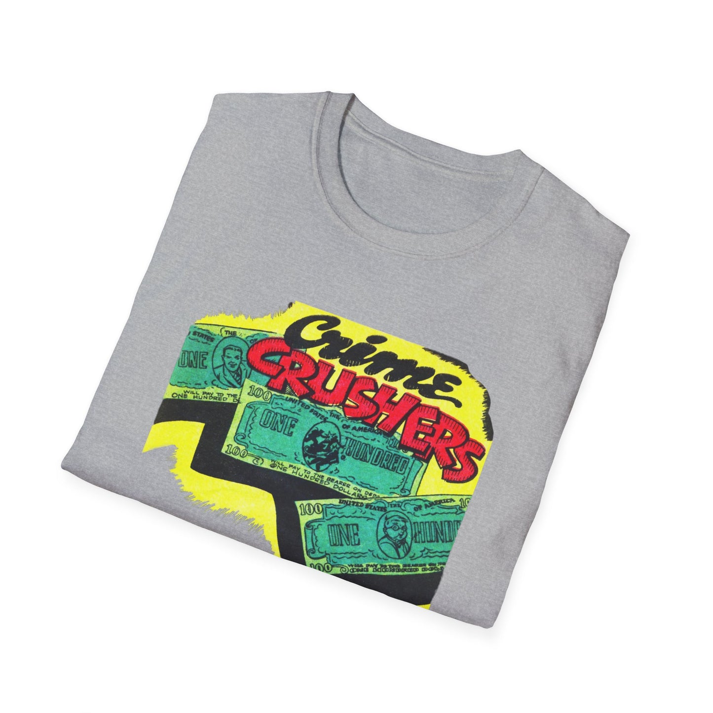 Retro Crime Crushers True Crime T-Shirt - Vintage Style Tee for Mystery Lovers