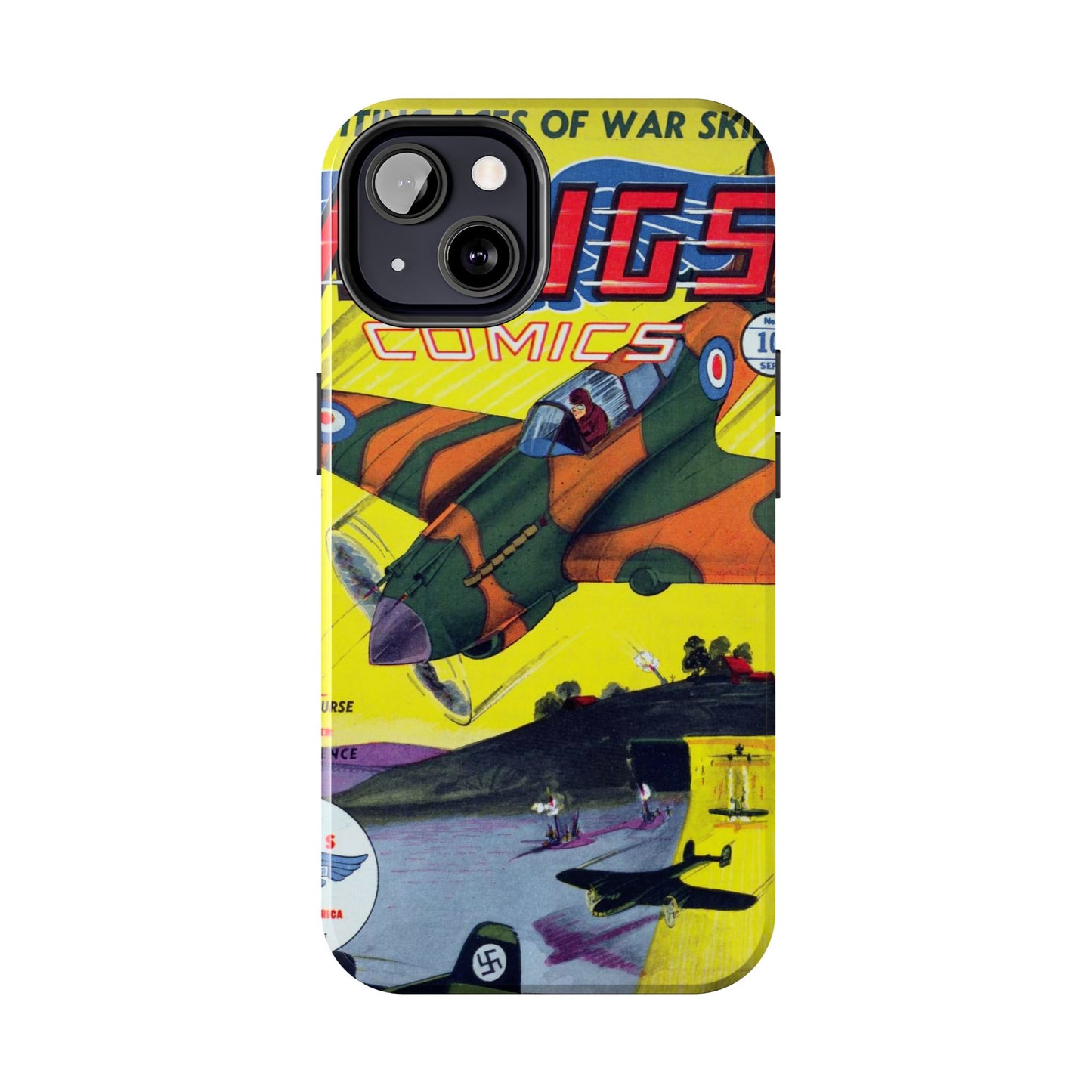 Vintage Comic Book Art Tough Phone Cases - Old School Male 