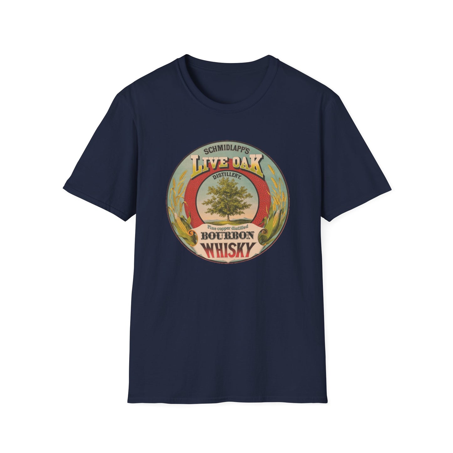 Vintage Live Oak Whiskey T-Shirt