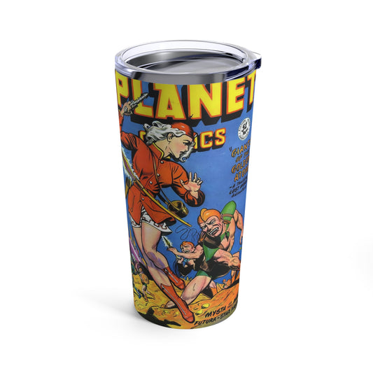 Vintage Comic Book Cover 20oz Insulated Tumbler - Old School Male 