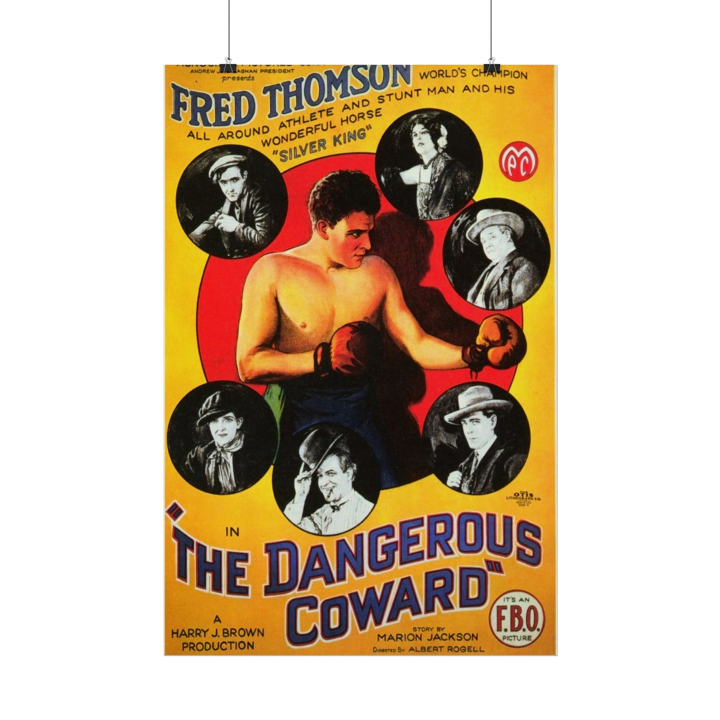 Rolled Poster - Classic Film The Dangerous Coward Movie Poster