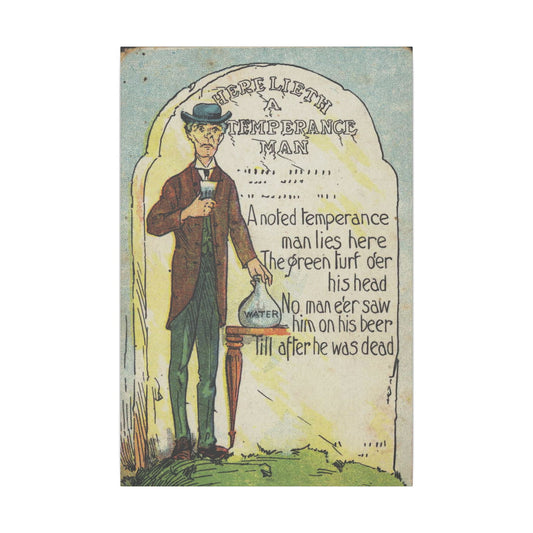 Canvas Print - Funny Temperance Piece on Matte Canvas