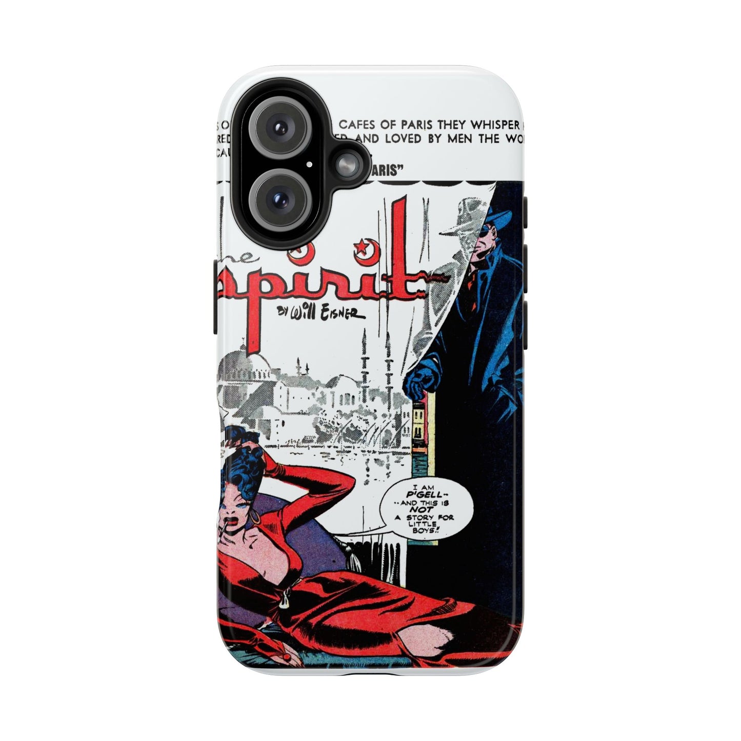 Vintage Spirit Comic Tough Phone Cases for Ultimate Protection - Old School Male 