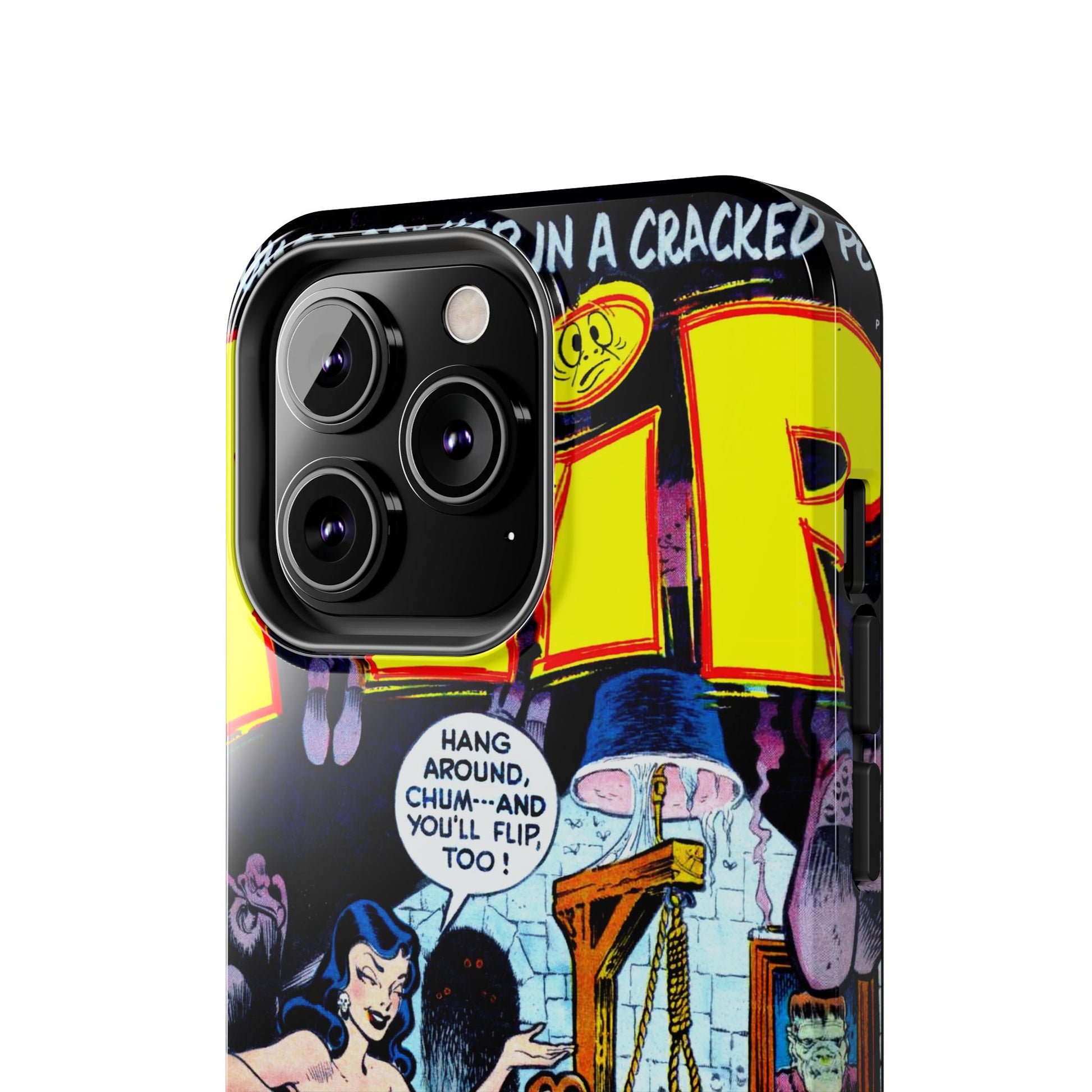 Vintage Comic Book Style Heavy-Duty Phone Cases - Old School Male 