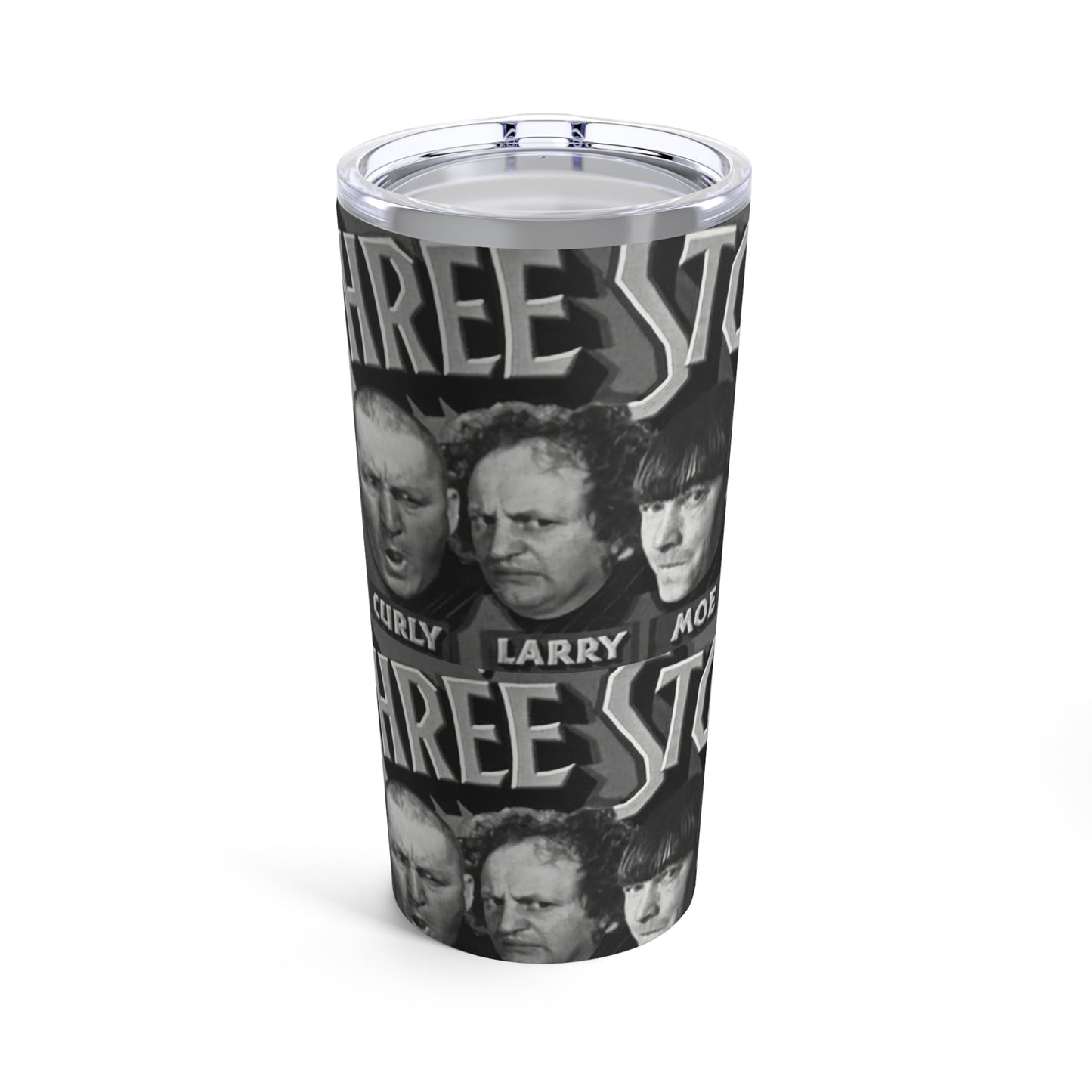 Three Stooges 20oz Insulated Stainless Steel Tumbler - Old School Male 