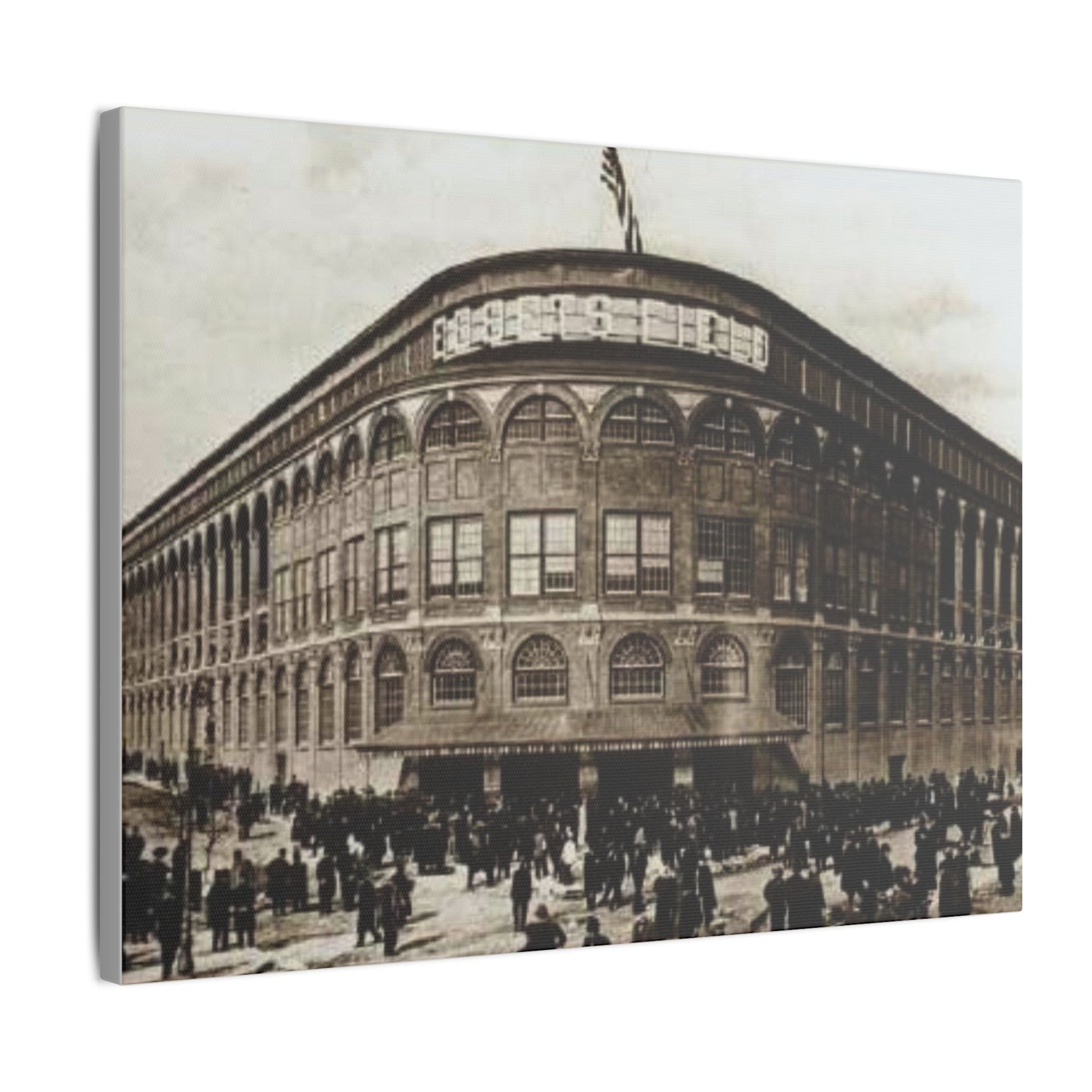 Nostalgic Ebbets Field Canvas Art Print