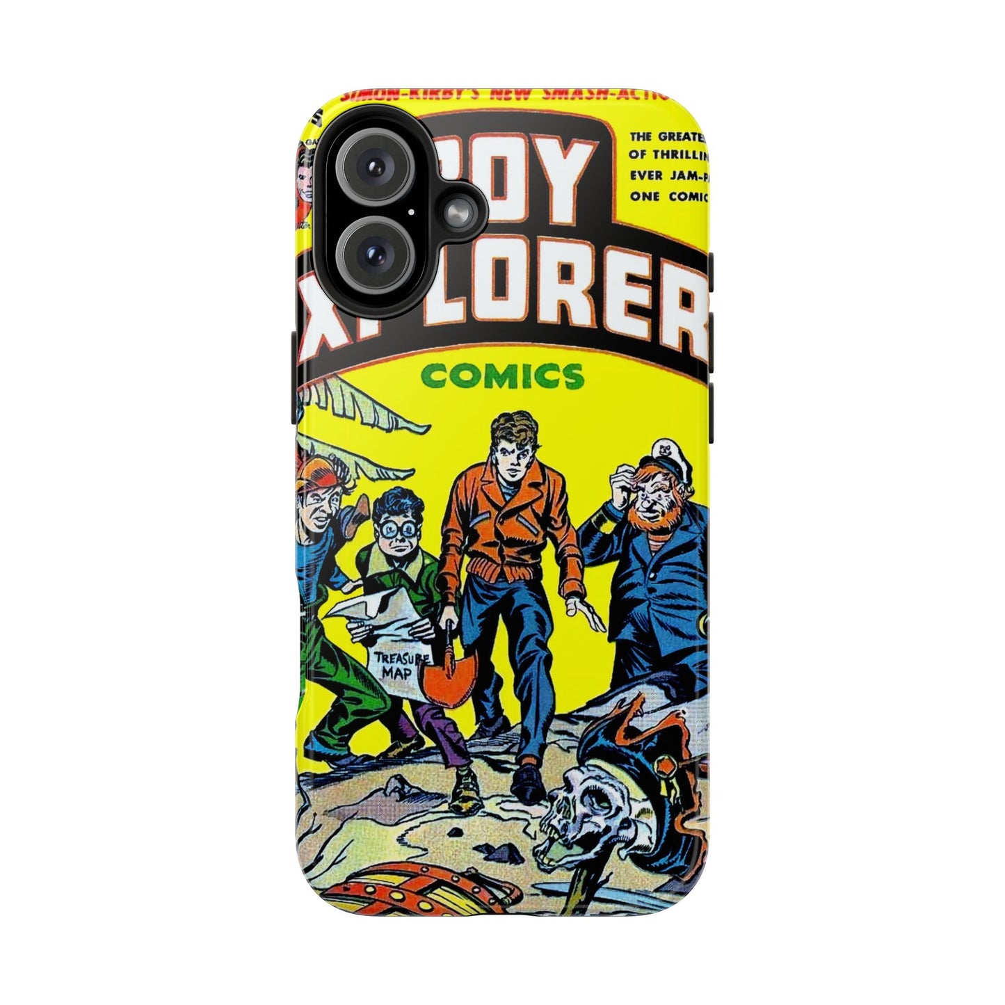 Vintage Comic Book Cover Rugged Phone Cases - Old School Male 