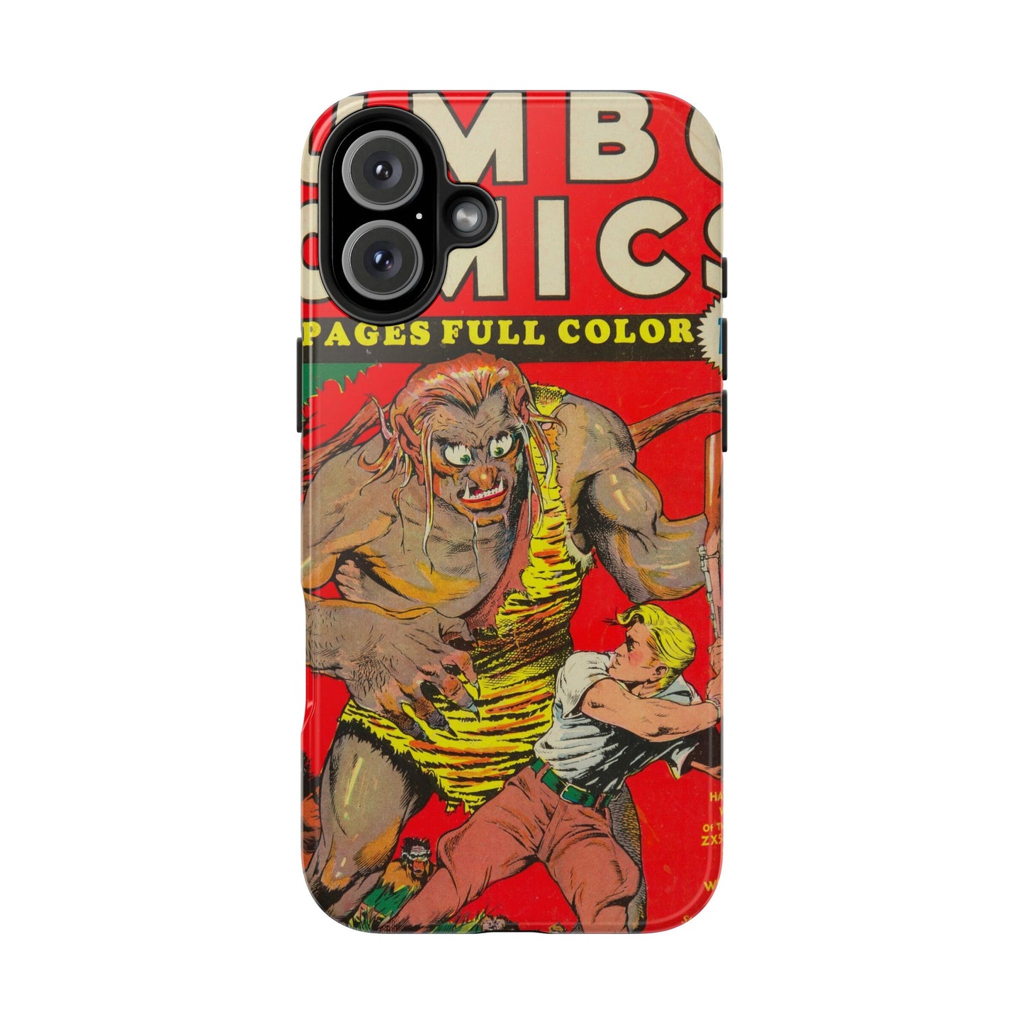 Vintage-Inspired Comic Book Tough Phone Cases - Old School Male 