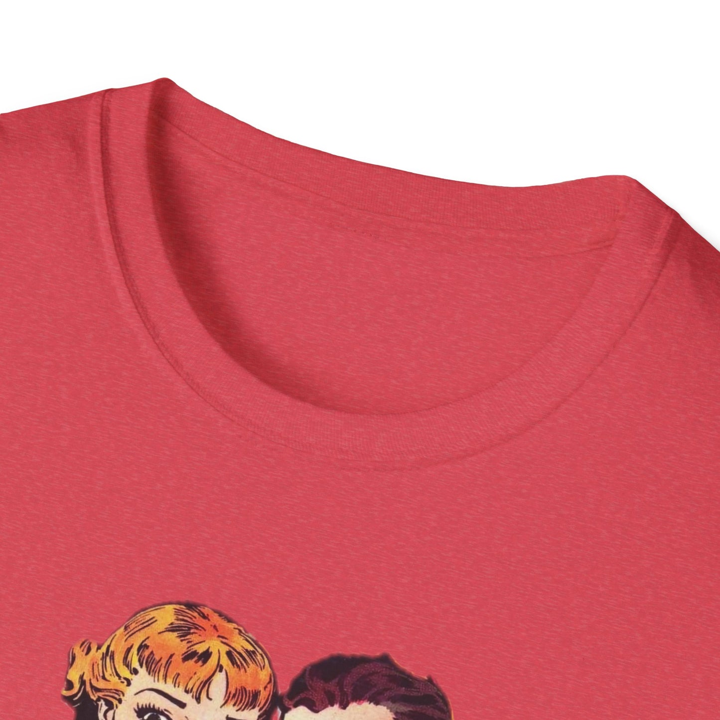 Vintage Comic Style Unisex T-Shirt Featuring Dynamic Duo