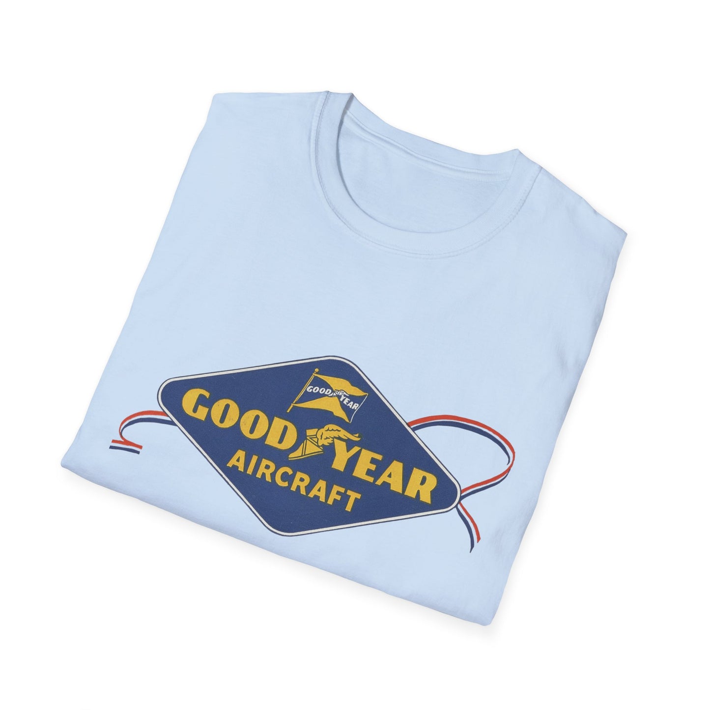 Fly High In Style: Vintage Goodyear Aircraft T-Shirt For Aviation Buffs & Retro Fans!