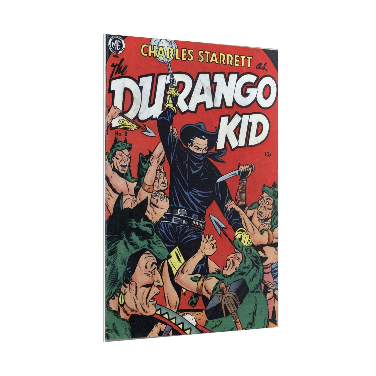 1950s Durango Kid Comic Book Cover Poster Print