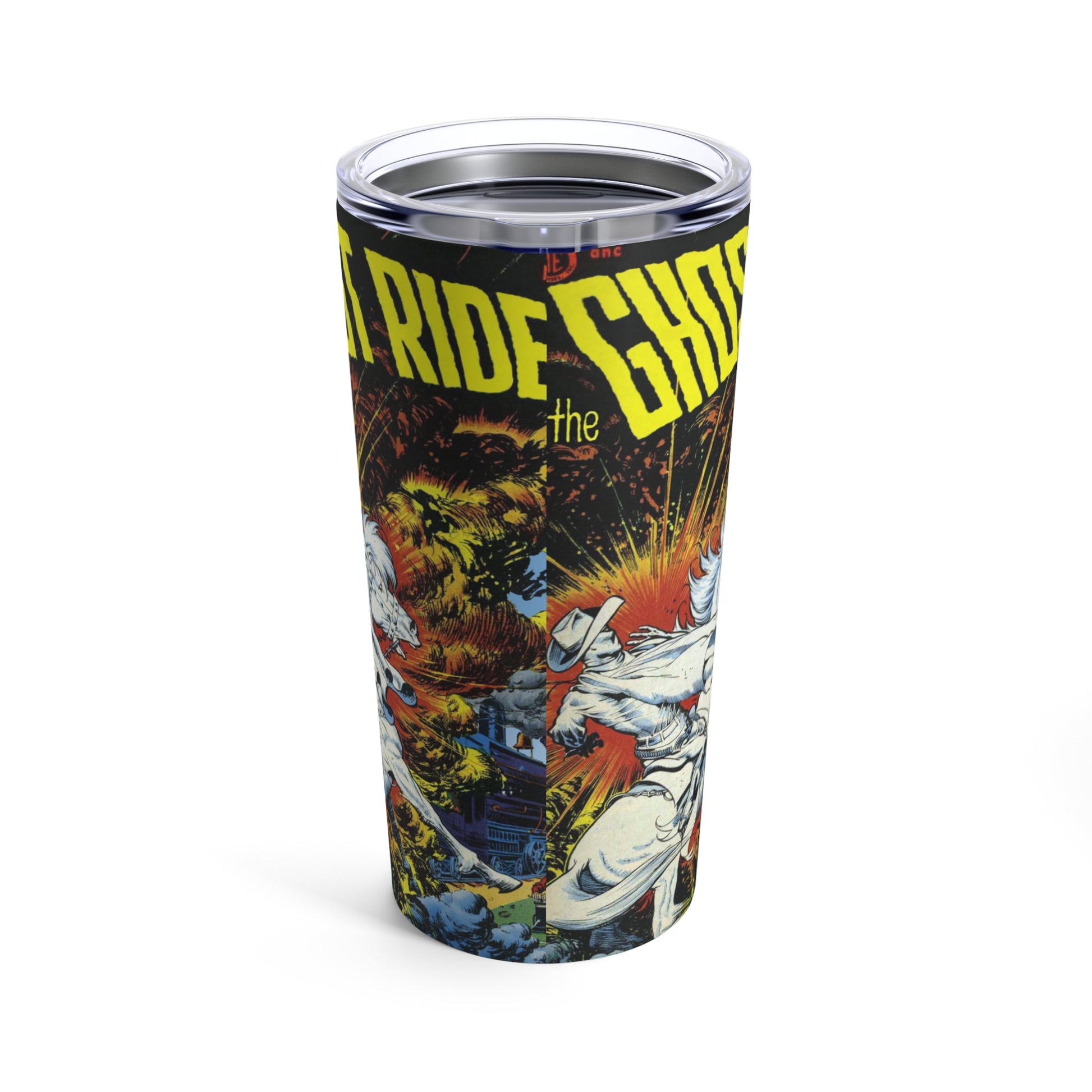 Vintage Ghost Rider Comic Tumbler - Old School Male 