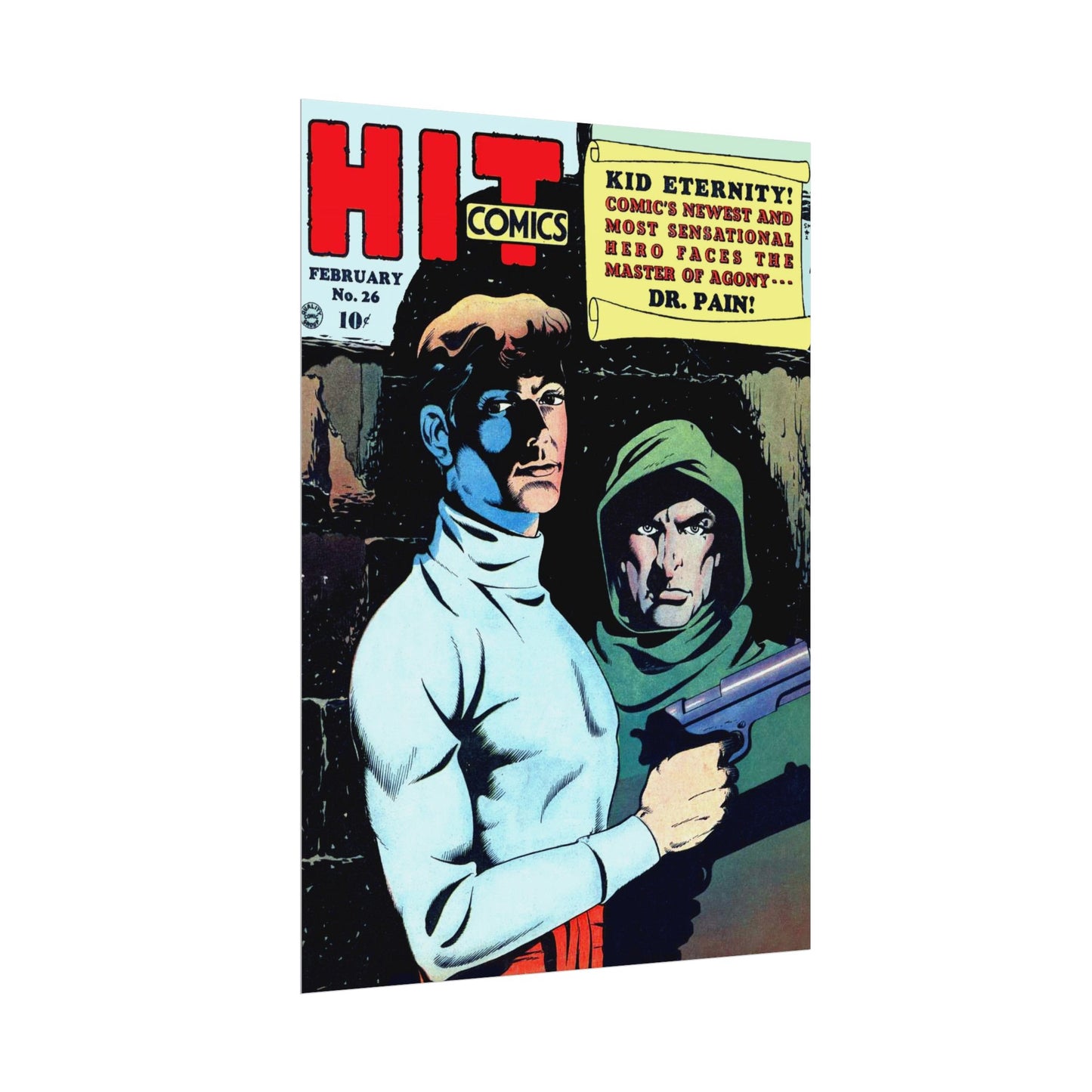 Retro Hit Comics Cover Poster Poster