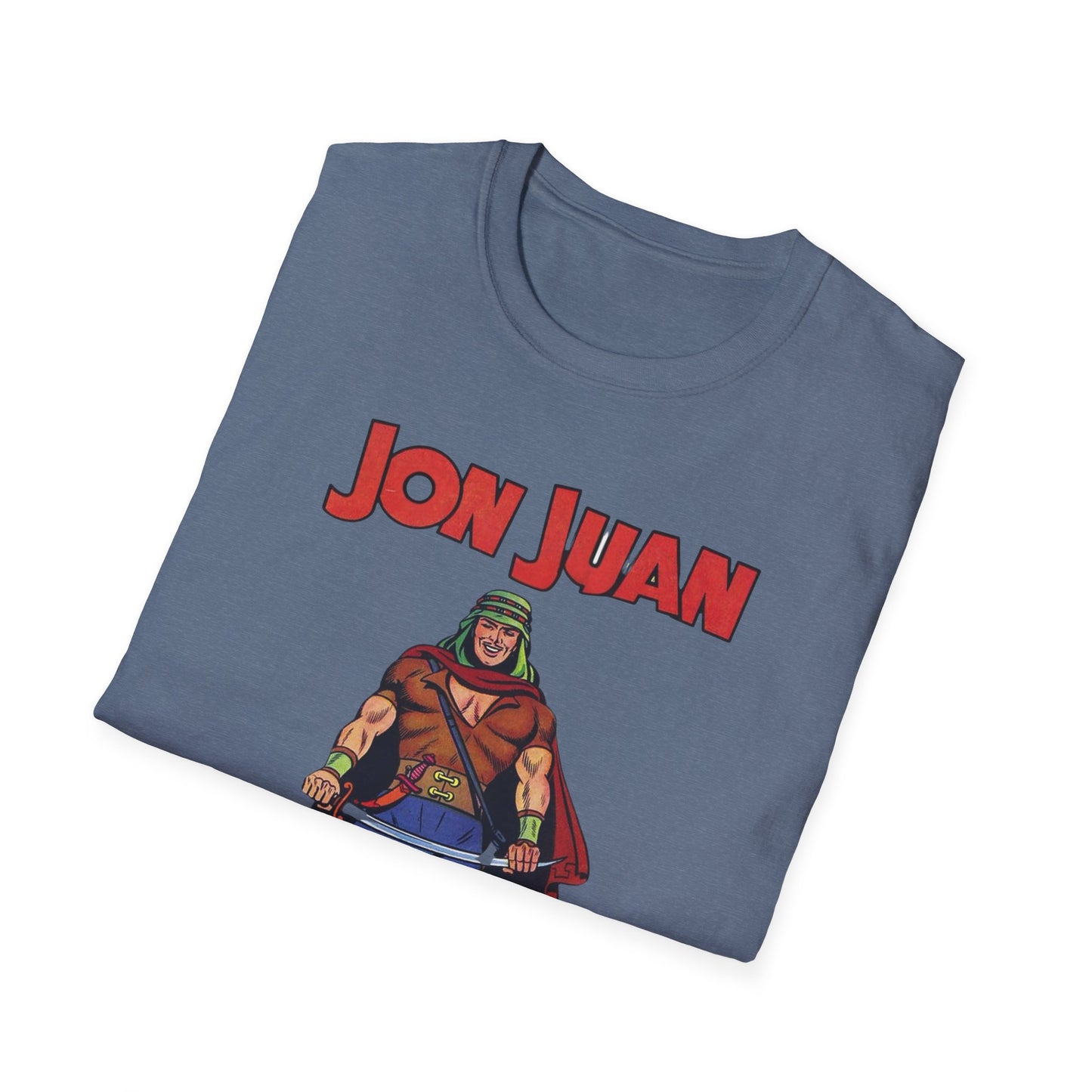 Vintage Jon Juan Comic Character T-Shirt - Soft Unisex Tee for Retro Style Enthusiasts