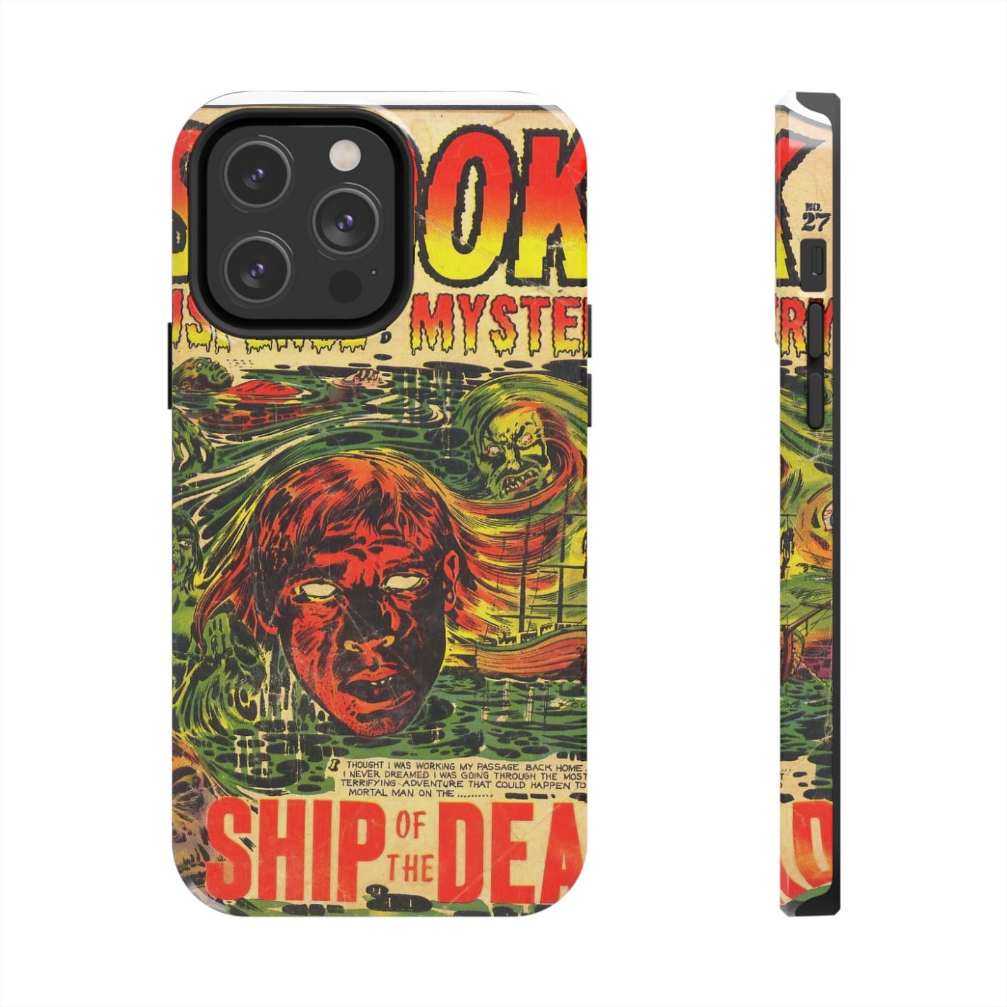 Vintage Horror Comic Phone Cover - Old School Male 