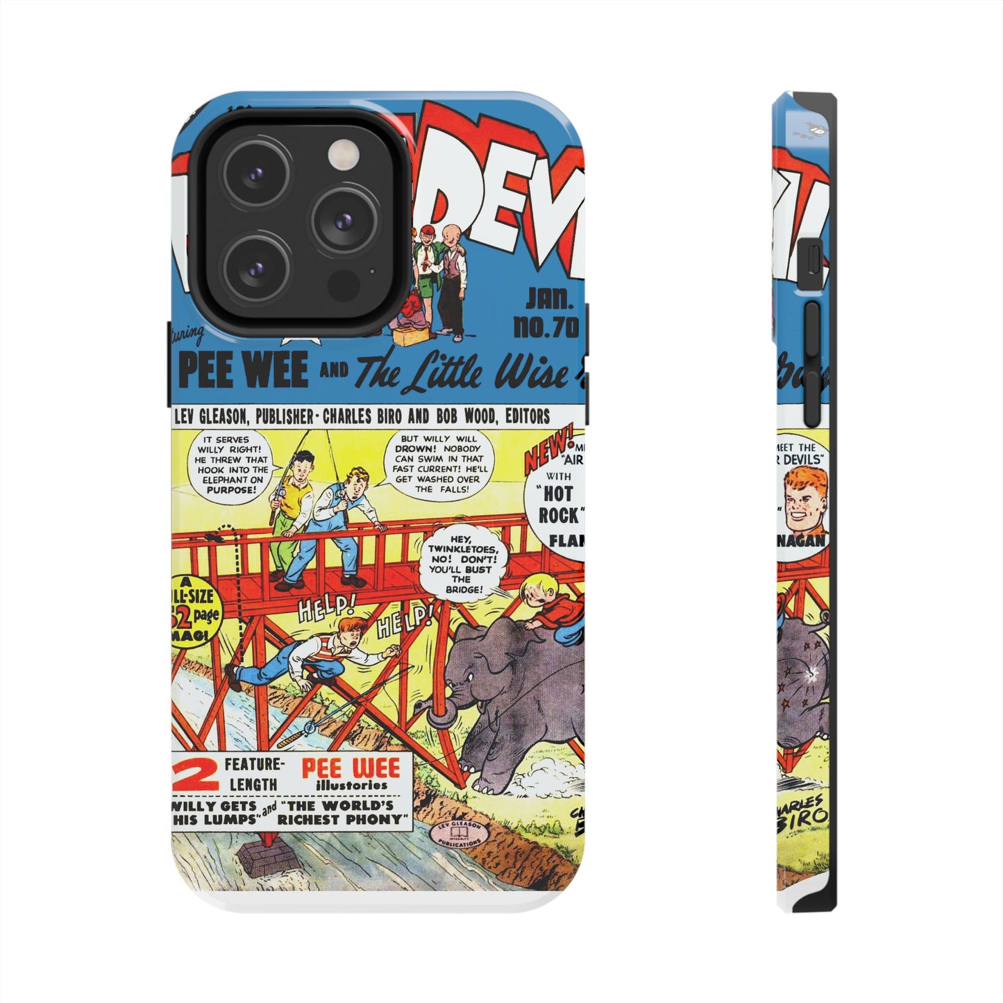 Vintage Comic Book Inspired Phone Case - Old School Male 