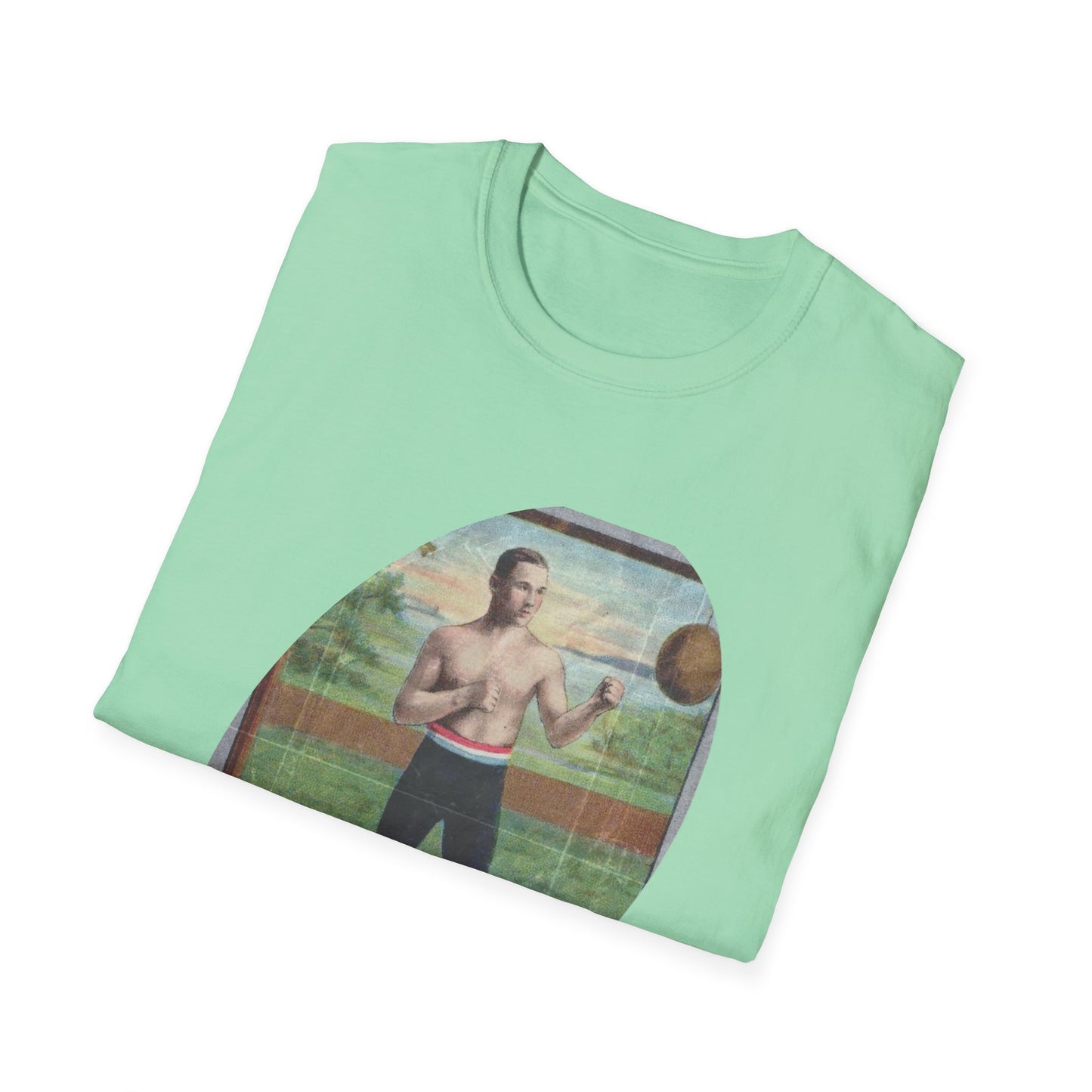 Retro Boxer Fighter Unisex Cotton T-Shirt