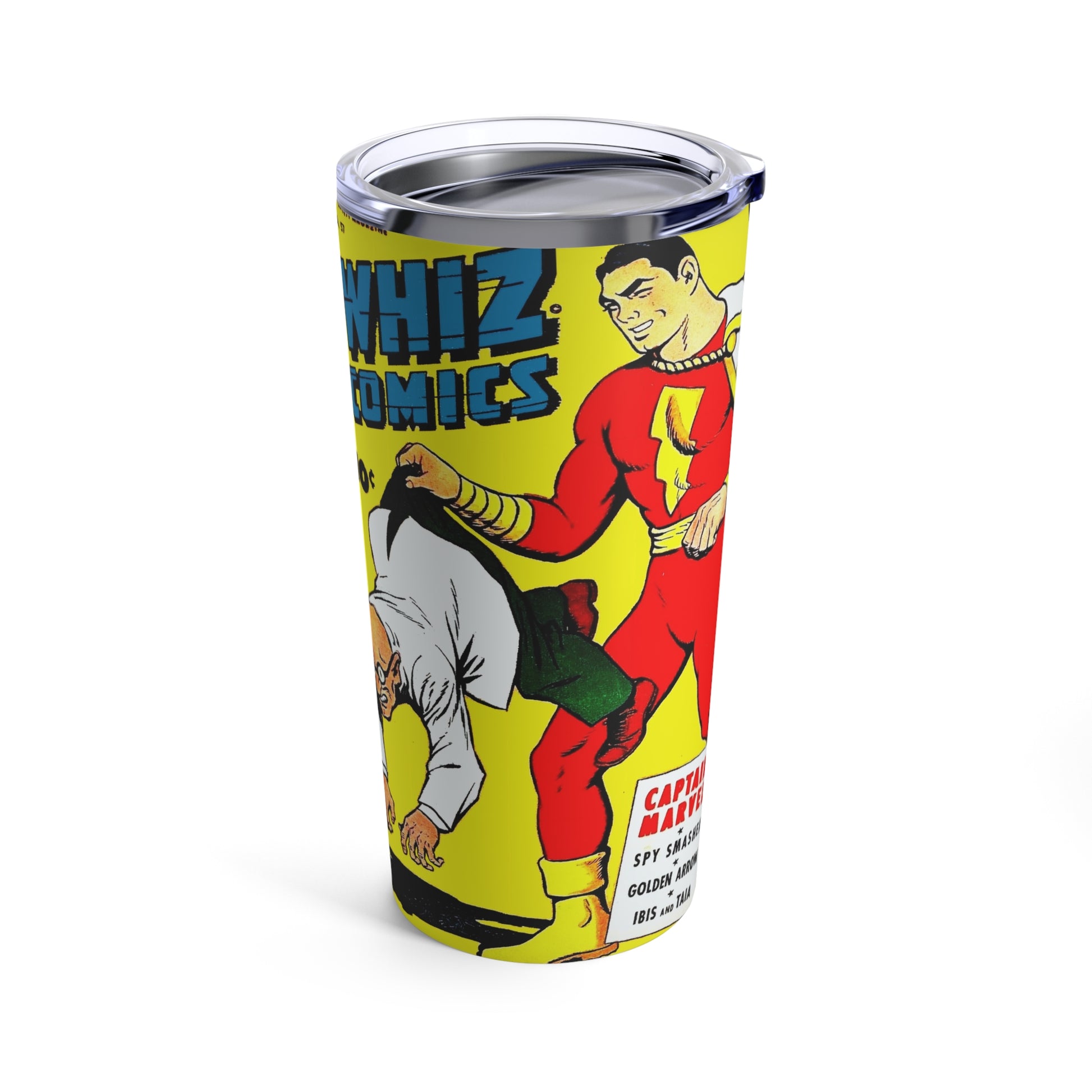 Retro Comic Book Tumbler - Old School Male 