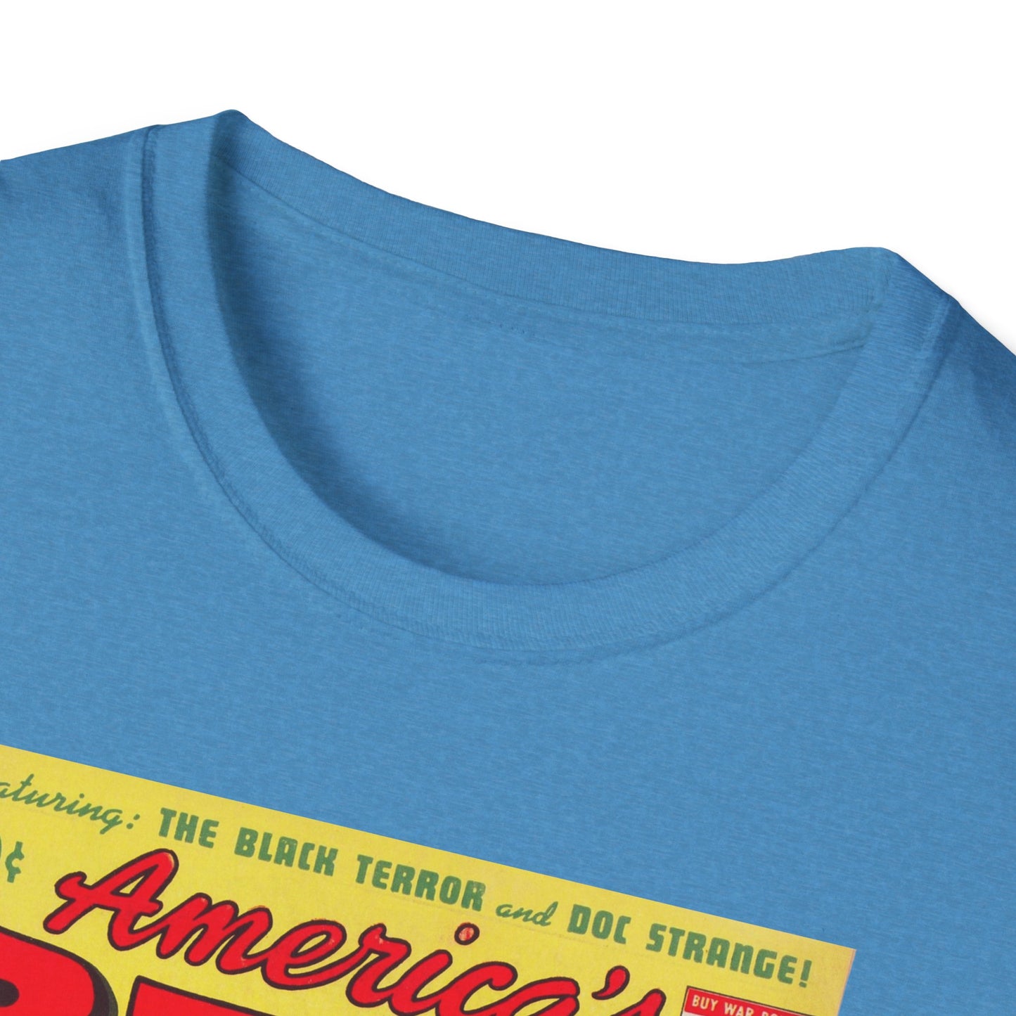 Retro America's Best Comic Book T-Shirt - Unisex Softstyle Tee for Comic Fans & Enthusiasts